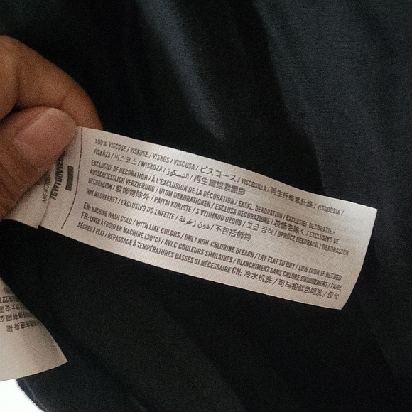 Hollister Black Dress with Floral Embroidery - Picture 8 of 11